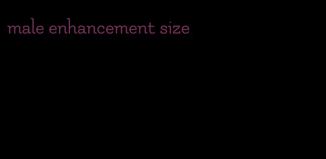 male enhancement size