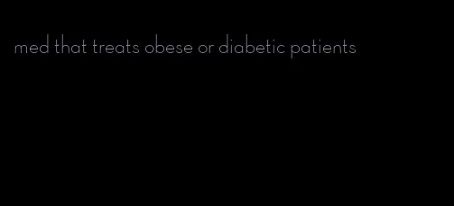 med that treats obese or diabetic patients