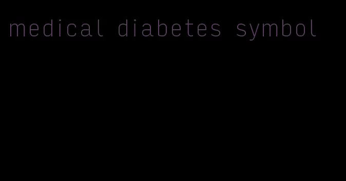 medical diabetes symbol