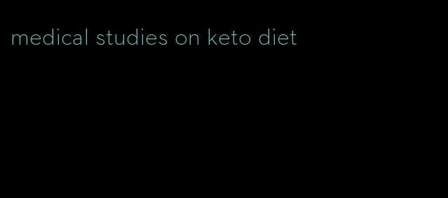 medical studies on keto diet