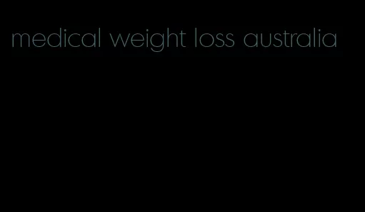 medical weight loss australia