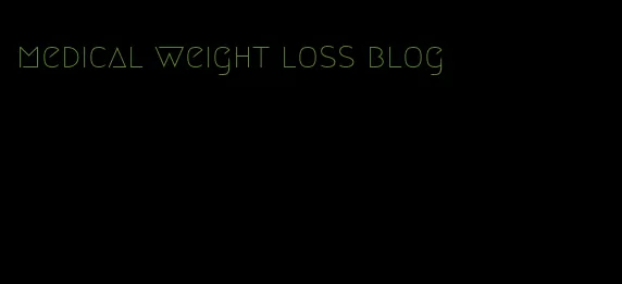 medical weight loss blog