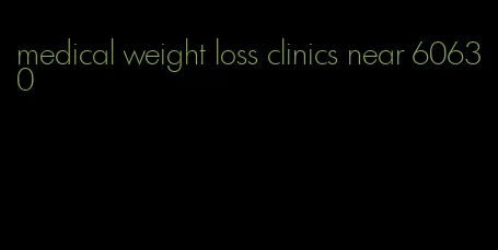 medical weight loss clinics near 60630