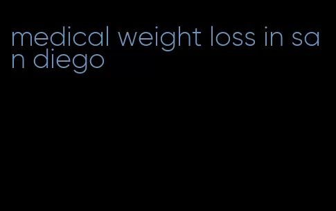 medical weight loss in san diego