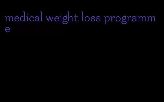 medical weight loss programme