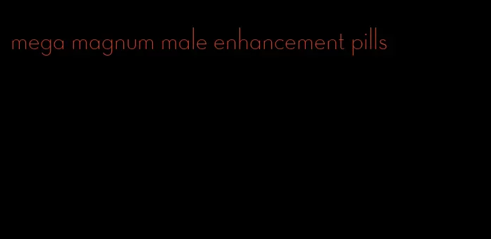 mega magnum male enhancement pills