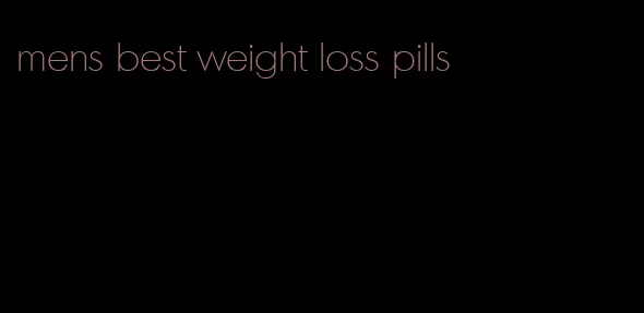 mens best weight loss pills