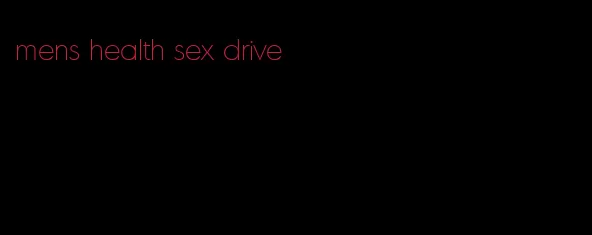 mens health sex drive