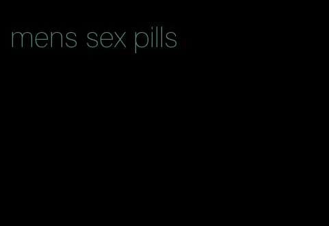 mens sex pills