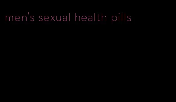 men's sexual health pills