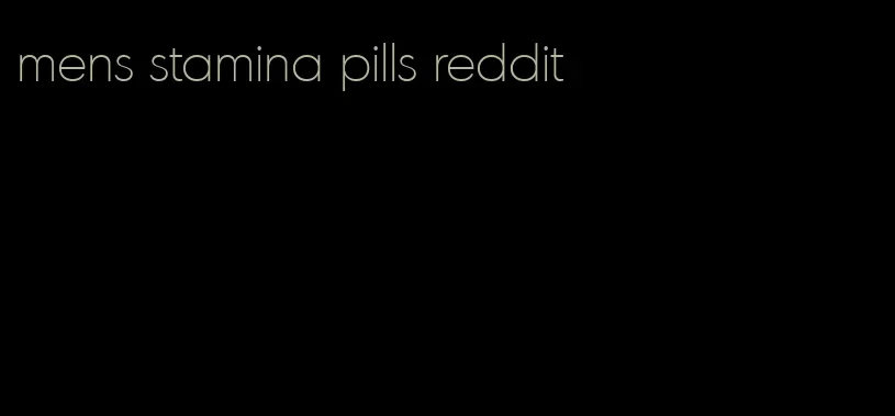 mens stamina pills reddit