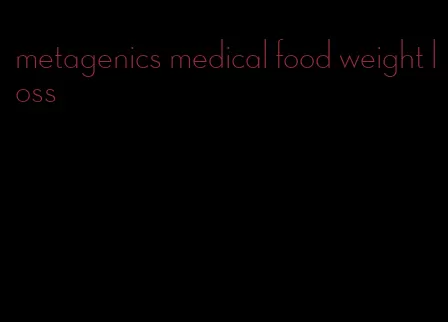 metagenics medical food weight loss