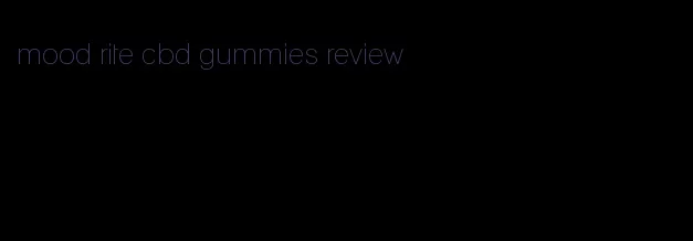 mood rite cbd gummies review