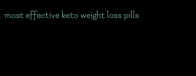 most effective keto weight loss pills