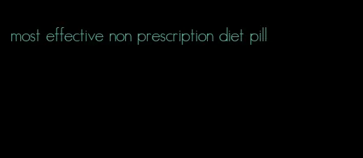 most effective non prescription diet pill