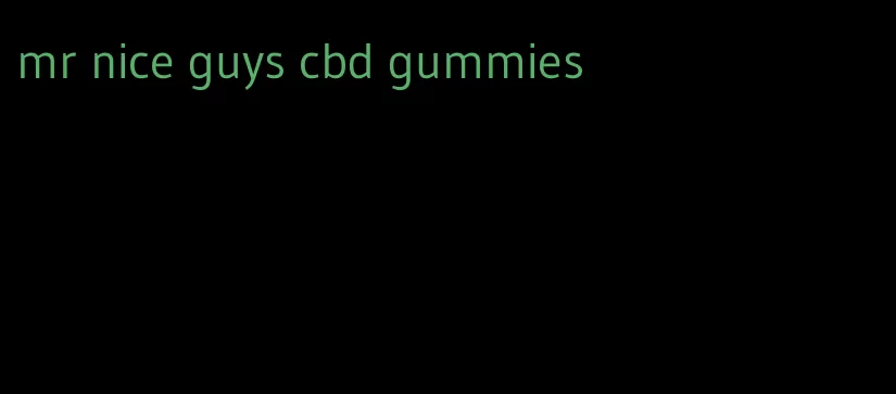 mr nice guys cbd gummies