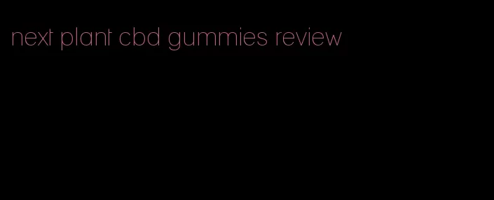 next plant cbd gummies review