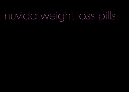 nuvida weight loss pills