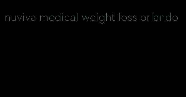 nuviva medical weight loss orlando