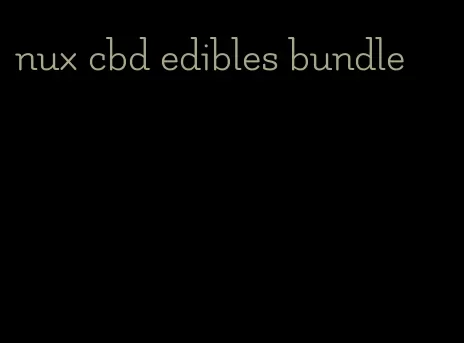 nux cbd edibles bundle