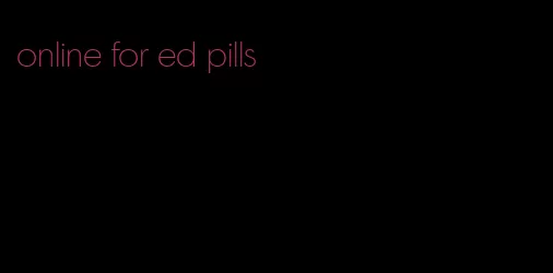 online for ed pills