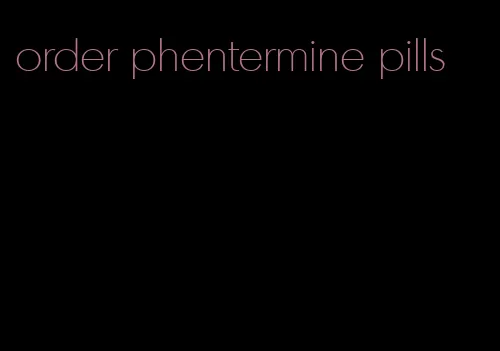 order phentermine pills