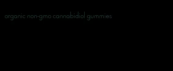 organic non-gmo cannabidiol gummies