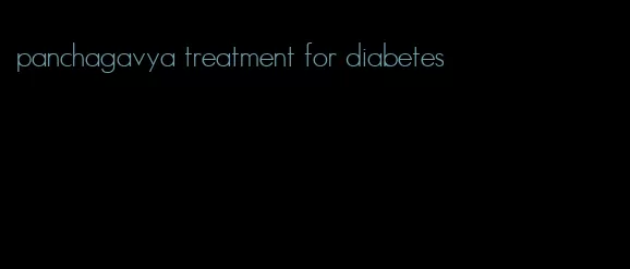 panchagavya treatment for diabetes