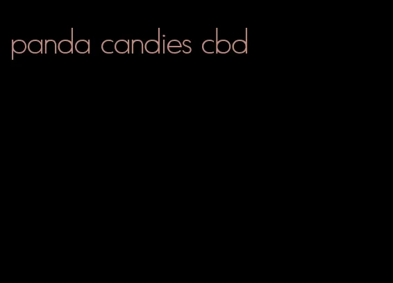 panda candies cbd