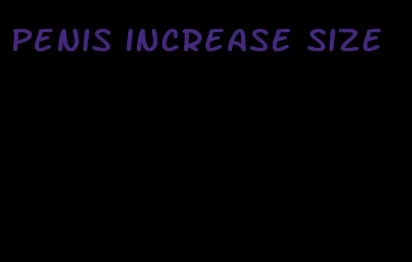 penis increase size