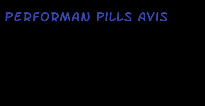 performan pills avis