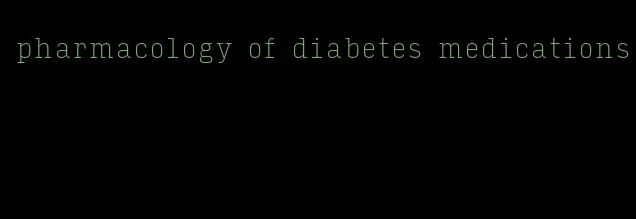 pharmacology of diabetes medications