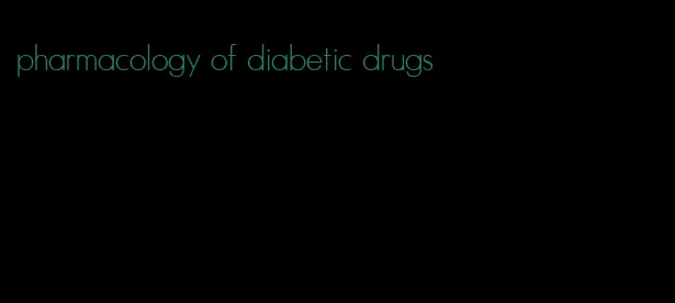 pharmacology of diabetic drugs