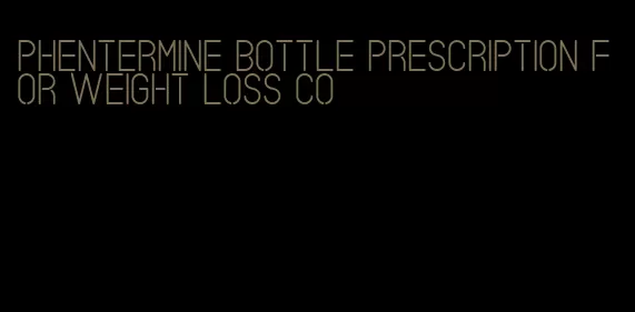 phentermine bottle prescription for weight loss co