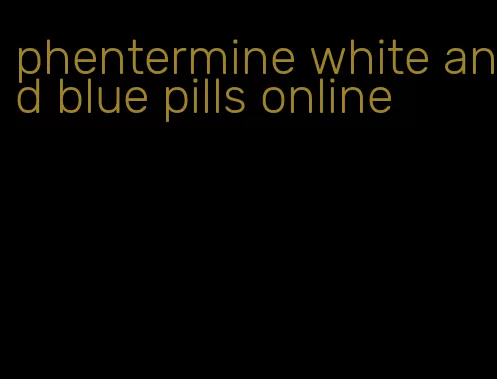 phentermine white and blue pills online