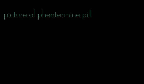 picture of phentermine pill