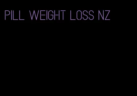 pill weight loss nz