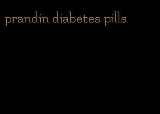 prandin diabetes pills