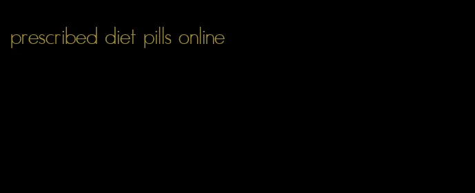 prescribed diet pills online