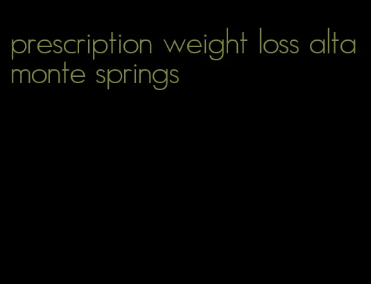 prescription weight loss altamonte springs