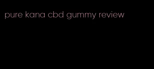 pure kana cbd gummy review