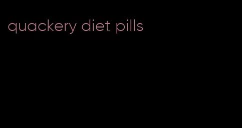 quackery diet pills