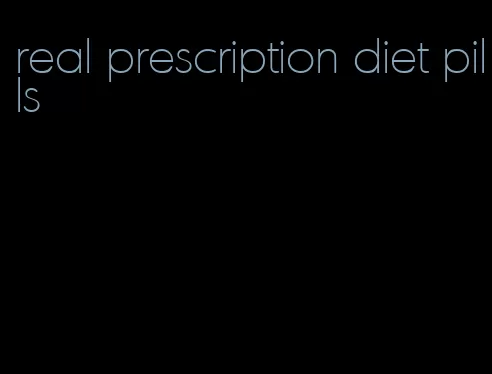 real prescription diet pills