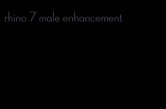 rhino 7 male enhancement