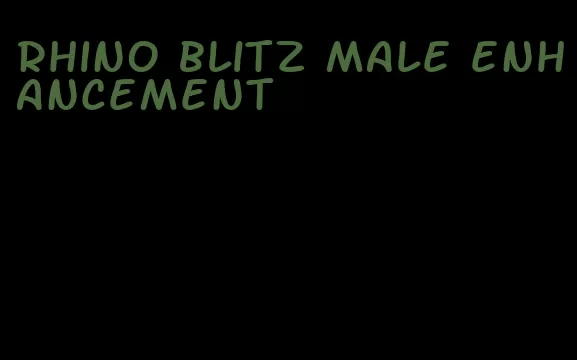 rhino blitz male enhancement