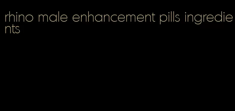 rhino male enhancement pills ingredients