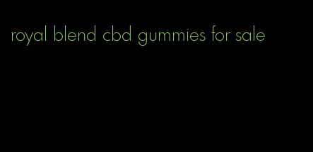 royal blend cbd gummies for sale