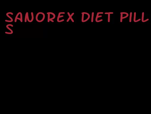 sanorex diet pills