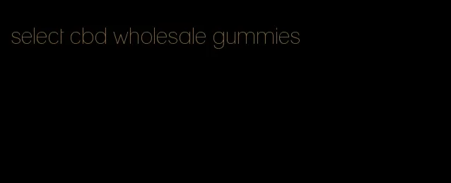 select cbd wholesale gummies