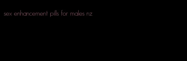 sex enhancement pills for males nz